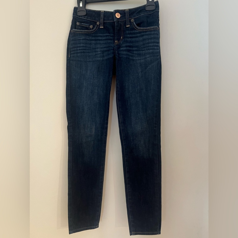 American Eagle AE Super Skinny Stretch Blue Jeans 2 Regular